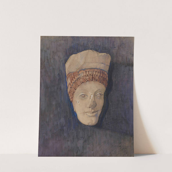 Hoved Af Kore (Akropolis Museet Inv. 696) by Marie Henriques