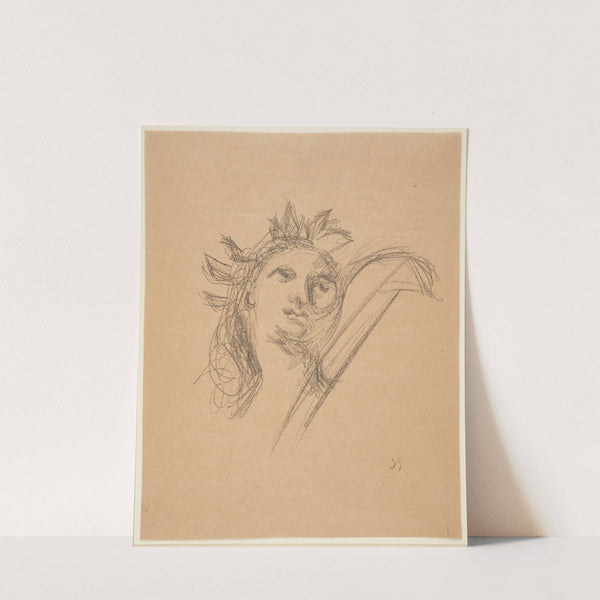 Hoved Studie efter Raphael by Harald Giersing