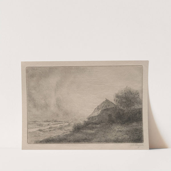 Hovel on the Hill (c. 1857–1911) by Alphonse Legros