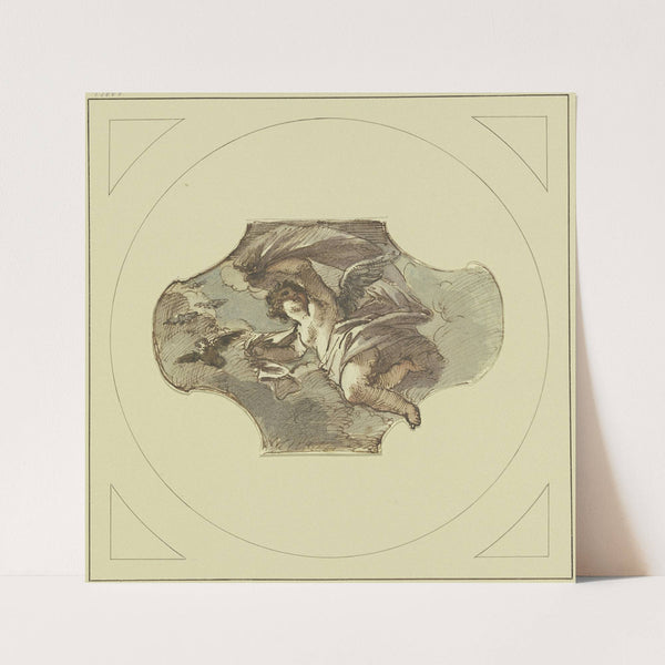 Hovering genius by Pietro da Cortona