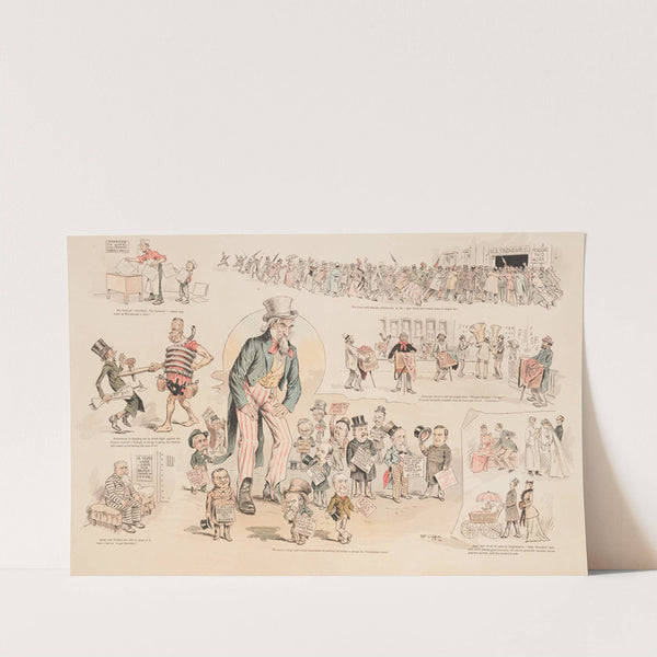 ‘How Can We Help Being Thankful – Just look at This Partial List of Our Manifold Blessings!’ by Frederick Burr Opper