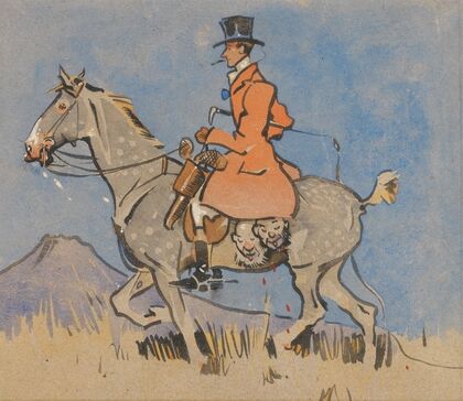 How Crawhall Pictured A Friend In The Boer War — size preview