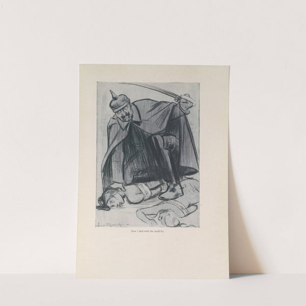 How I Deal With the Small Fry (1916-1917) by Louis Raemaekers