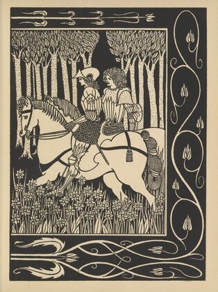 How King Mark and Sir Dinadan heard Sir Palomides making great sorrow and mourning for La Beale Isoud (1893-1894)