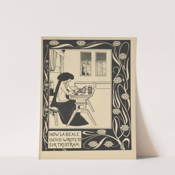 How La Beale Isoud wrote to Sir Tristram (1893-1894) by Aubrey Vincent Beardsley