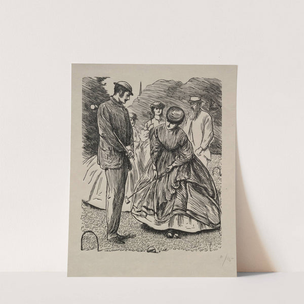 How Not to Play the Game (1865) by George Du Maurier