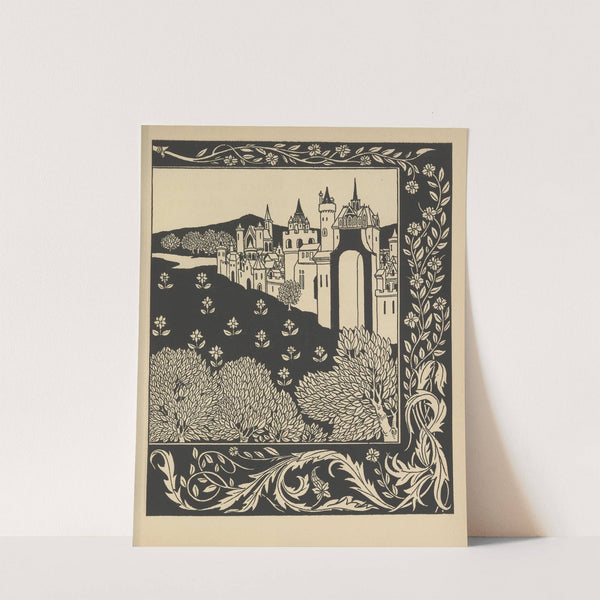 How Queen Guenever rode on Maying (1893-1894) by Aubrey Vincent Beardsley