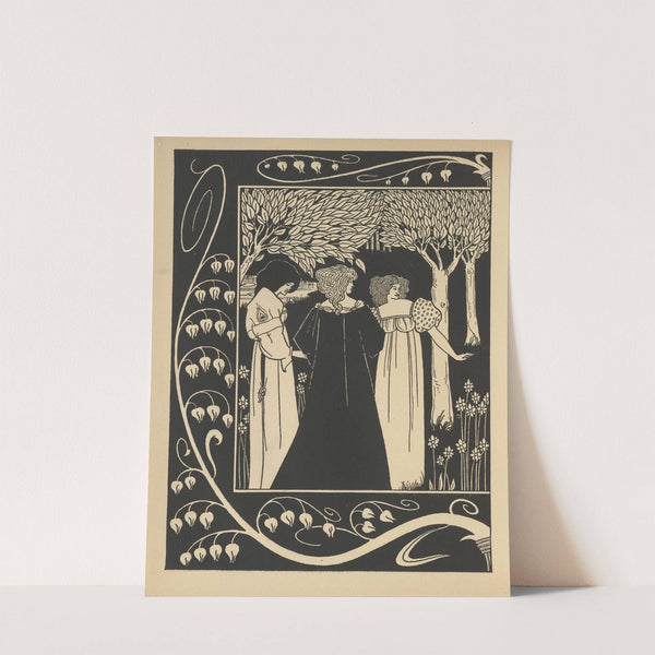 How Sir Launcelot was known by Dame Elaine (1893-1894) by Aubrey Vincent Beardsley