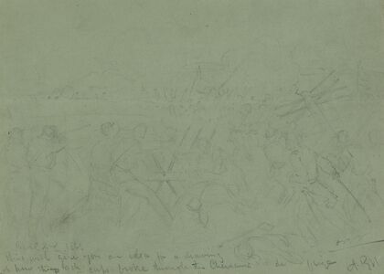 How the 9th corps broke through the Cheveaux de frise