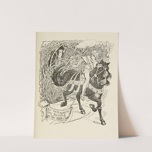 How the Magician was thwarted by the Brush (1905) by Henry Justice Ford