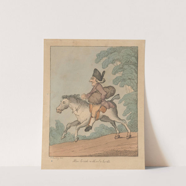 How to Ride Without a Bridle. by Henry William Bunbury