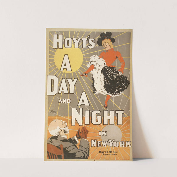Hoyt's A day and a night in New York by Strobridge & Co. Lith.