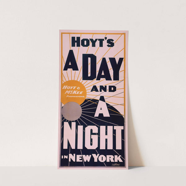 Hoyt’s A day and a night in New York (c1898) by Strobridge & Co. Lith.