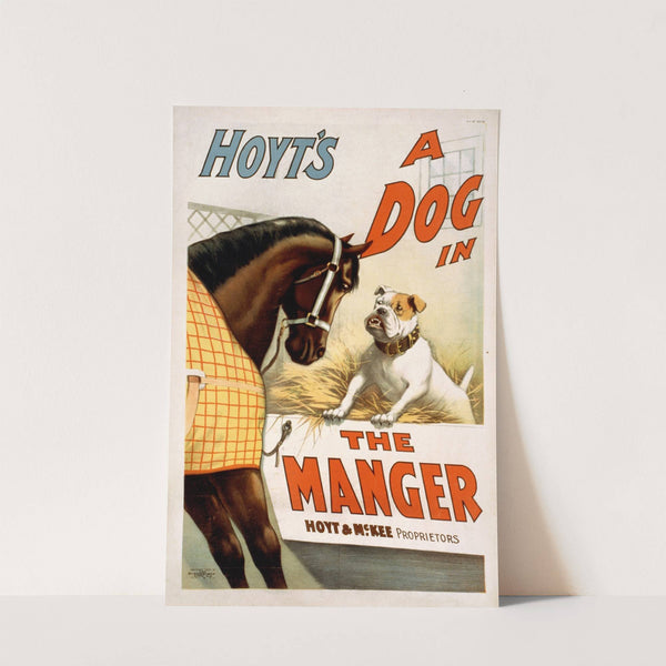 Hoyt's A dog in the manger by Strobridge & Co. Lith.