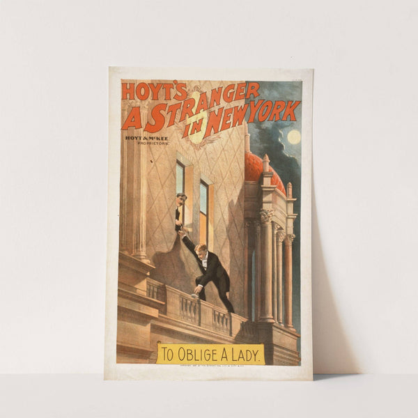 Hoyt's A stranger in New York by Strobridge & Co. Lith.
