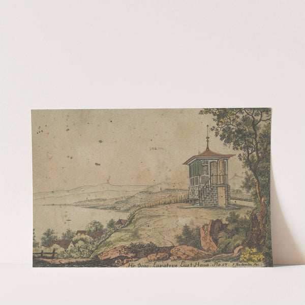 Hr. Diac. Lavaters Lust-Haus. No. 17 by Johann Jakob Aschmann