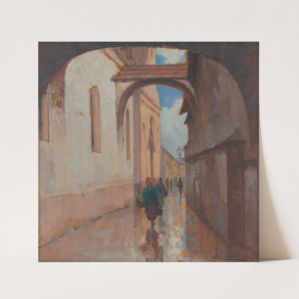 Hrčiarska street in Košice (1910–1915) by Ľudovít Čordák