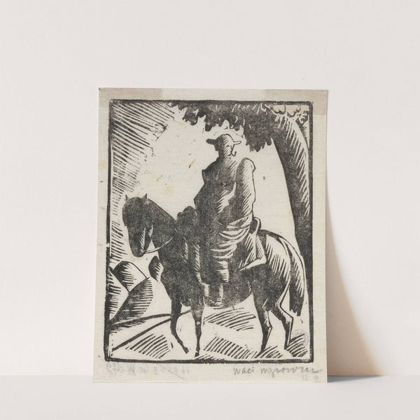 Hucuł na koniu (1924) by Wacław Wąsowicz