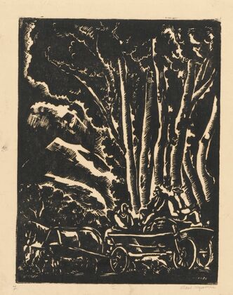 Huculi w lesie (1924)