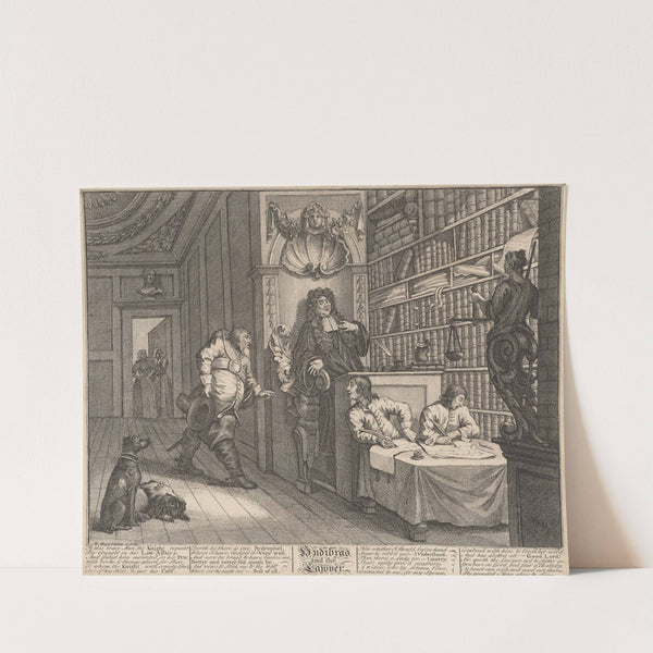 Hudibras and the Lawyer (no.7) by William Hogarth