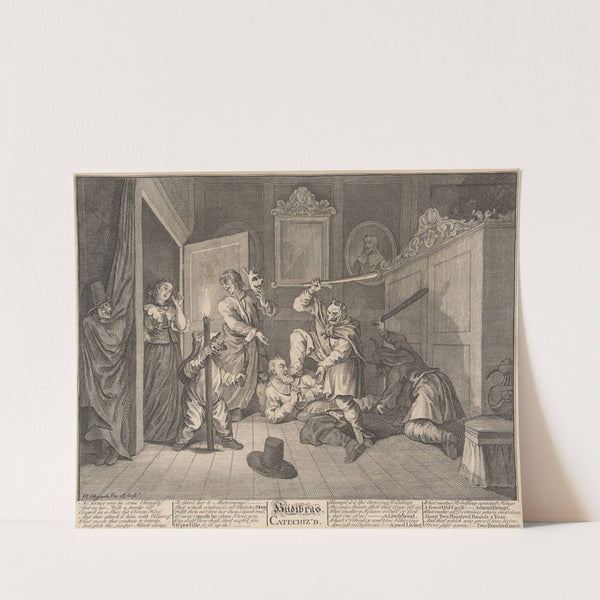 Hudibras Catechiz’d (no.9) by William Hogarth