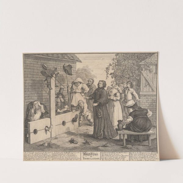 Hudibras in Tribulation (no.6) by William Hogarth