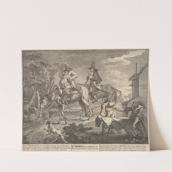 Hudibras Sallying Forth (no.2) by William Hogarth