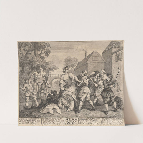 Hudibras Vanquish'd by Trulla (no.5) by William Hogarth