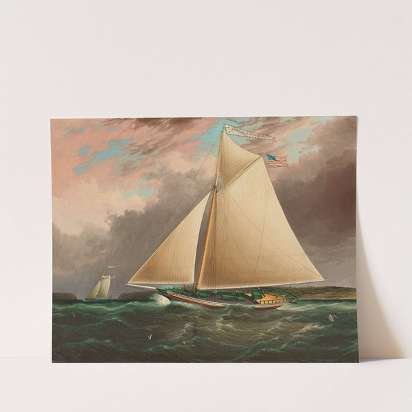 Hudson River Sloop (circa 1855) by James Edward Buttersworth
