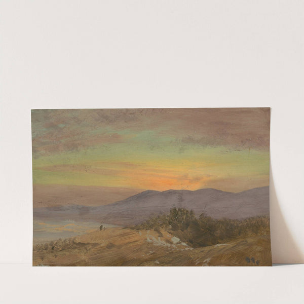 Hudson Valley, sunset (1869–70) by Frederic Edwin Church