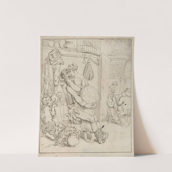 Hug-Mug-Gin (1815) by Thomas Rowlandson