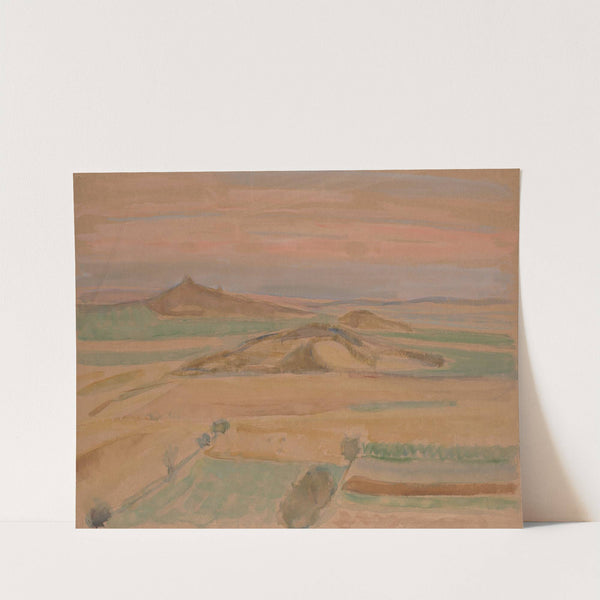 Hügelige Landschaft by Walther Gamerith