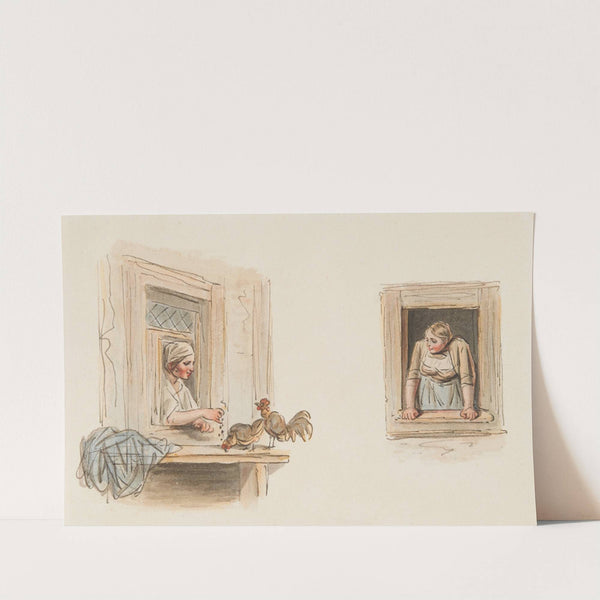 Hühnerfütterung by Gottfried Mind