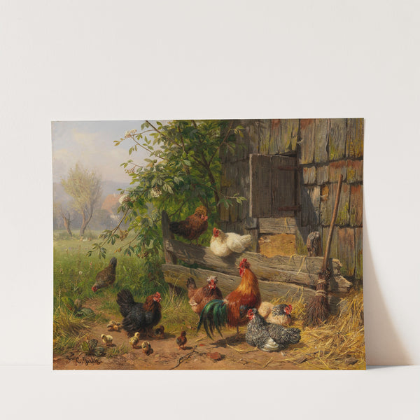 Hühnerhof by Carl Jutz