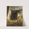 Hühnerhof im Dachauer Land by Albert Kappis