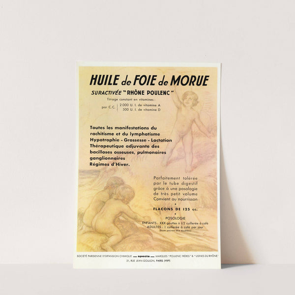 Huile de foie de morue (1910-1950) by Specia
