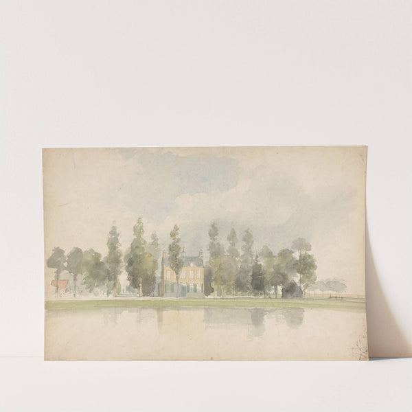 Huis aan de Vliet te Voorburg (1827 - 1897) by Lodewijk Johannes Kleijn