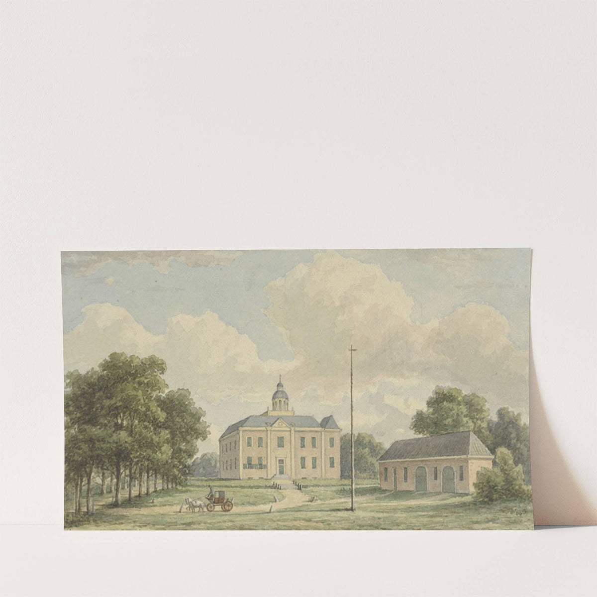 Huis De Cloese, bij Lochem (1825 - 1879) by Christianus Hendricus Hein