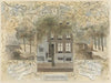 Huis op de Leliegracht, geflankeerd door de bruggen over de Prinsengracht en de Keizersgracht