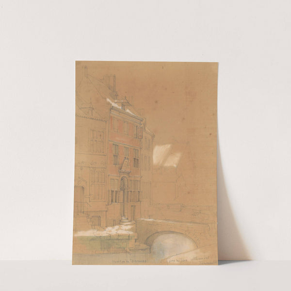 Huis van leerlooiers te Maastricht by Alexander Schaepkens