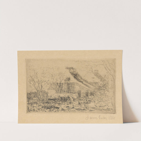 Huisjes in Mariakerke (1888) by James Ensor