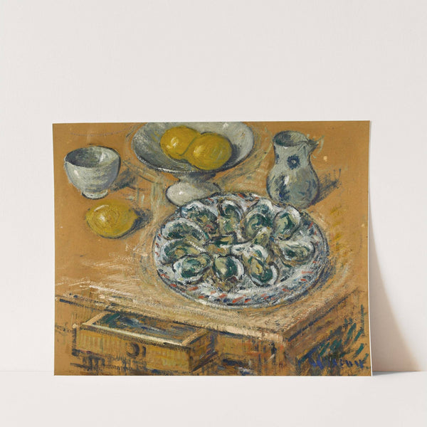 Huîtres et citrons by Gustave Loiseau