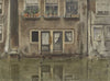 Huizen aan een gracht te Amsterdam