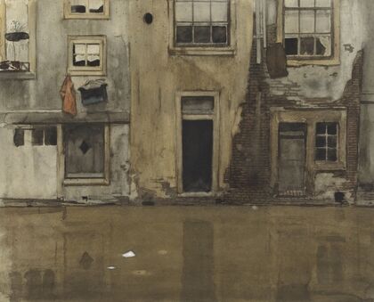 Huizen aan een gracht