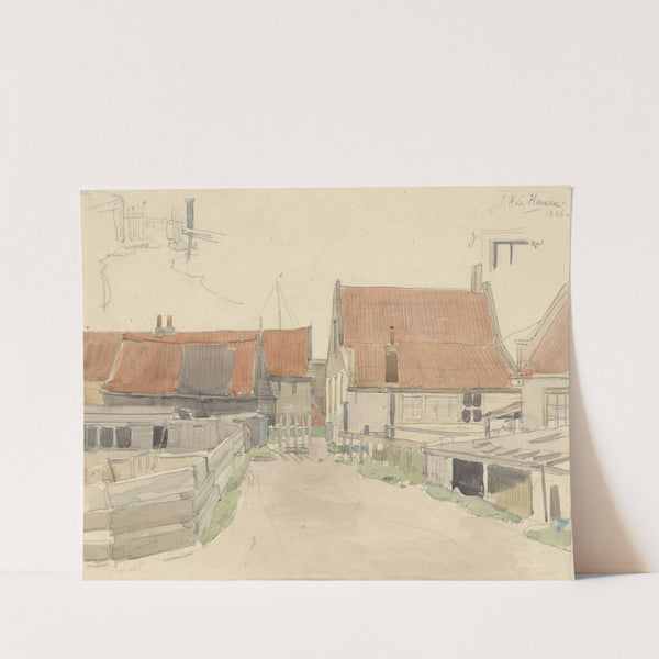 Huizen in de Vinkenbuurt, Amsterdam by Jan H.L. Hanau