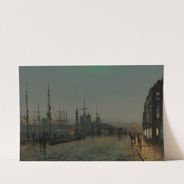 Hull Docks At Night by John Atkinson Grimshaw