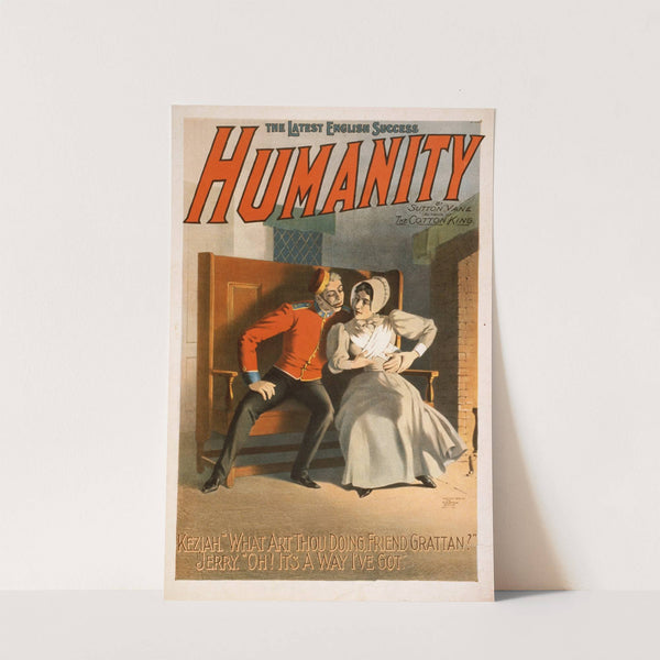 Humanity the latest English success by Strobridge & Co. Lith.