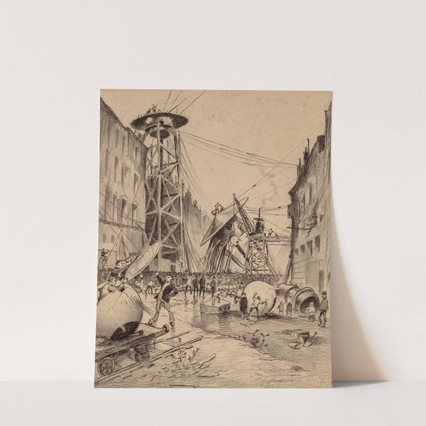 Humans Dissecting Martian War Machines by Henrique Alvim Corrêa