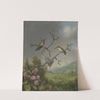 Hummingbirds and apple blossoms by Martin Johnson Heade