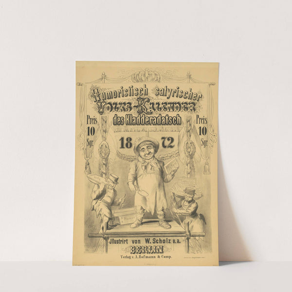 Humoristisch satirischer Volks-Kalender des Kladderadatsch 1872 (1871) by Hermann Scherenberg